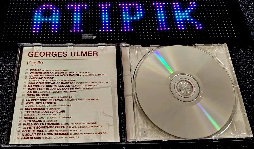 🎵 Georges Ulmer - Pigalle - Zeldzame Franse Chanson Collector CD 📀 – photo 4